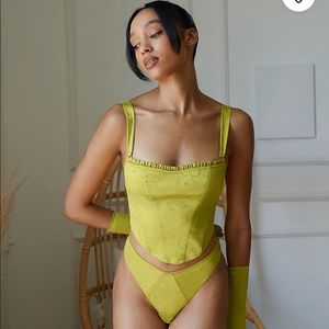 Savage x Fenty Heavenly Satin Bustier (M)
